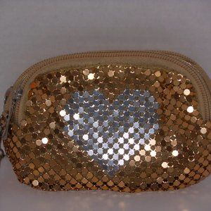 NUCOLLECTIONS MINI GOLD SEQUIN COIN PURSE